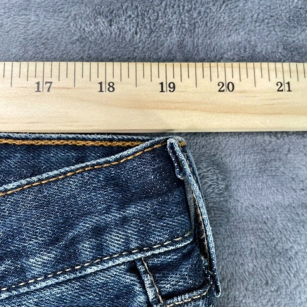 Levi's 527 Boot Cut Jeans Mens Size 38x32 Blue Denim Dark Wash Cotton Cowboy